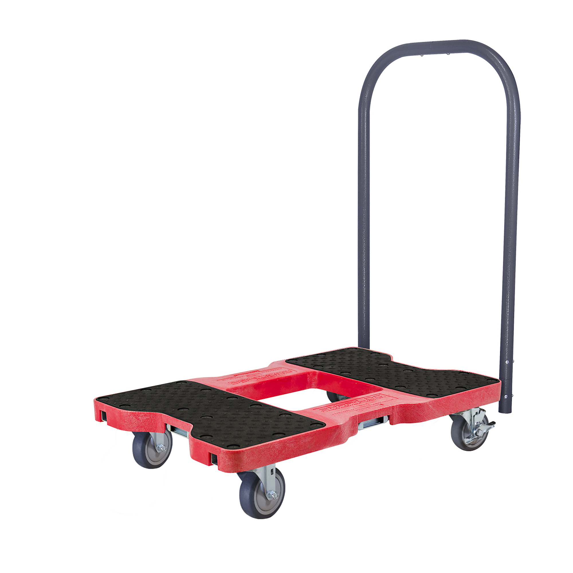 Snap-Loc General Purpose E-Track Push Cart Dolly - 1200-Lb. Capacity, Multiple Materials, Red, Model# SL1200P4TR